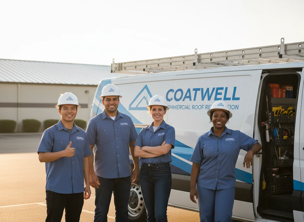 Commercial roof coating company in Taft, TX
